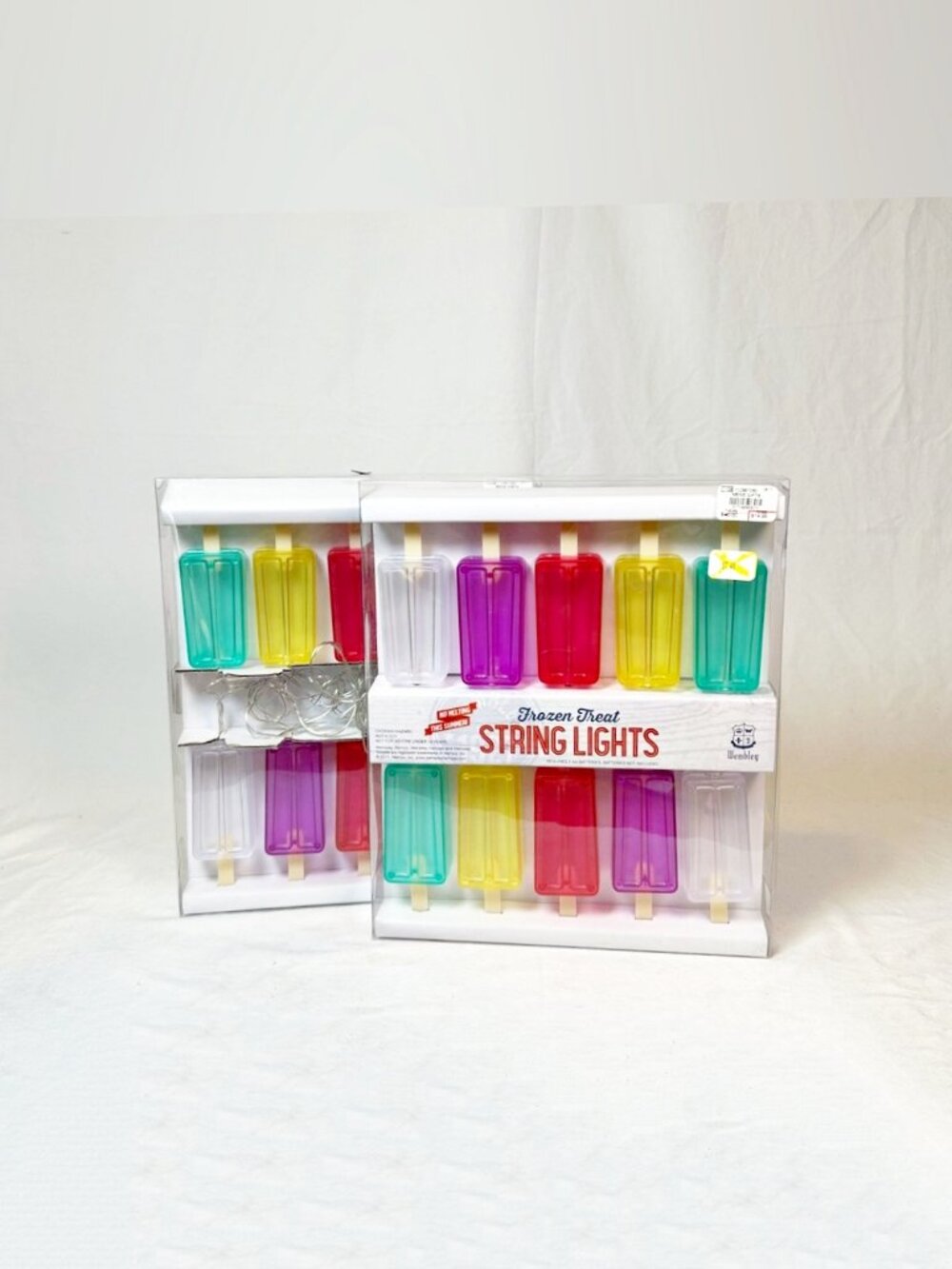 Wembley 2 Sets Popsicle Frozen Treat Multi-color Battery Operated String Lights